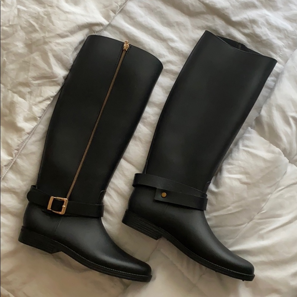 Black Matte Rainboots